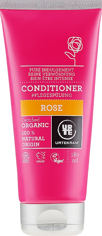 Organiczna odżywka do włosów Róża - Urtekram Hair Rose Conditioner
