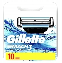 Wymienne ostrza do golenia, 10 szt. - Gillette Mach3 Start — Zdjęcie N1
