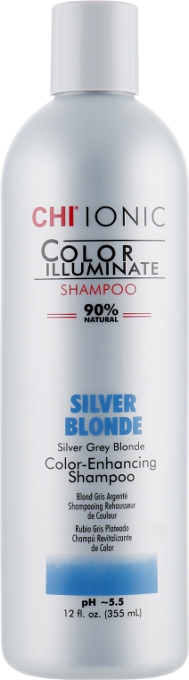 Szampon do włosów farbowanych - CHI Ionic Color Illuminate Shampoo Silver Blonde — Zdjęcie N3
