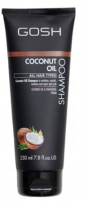 Szampon do włosów z olejem kokosowym - Gosh Copenhagen Coconut Oil Shampoo — Zdjęcie N3