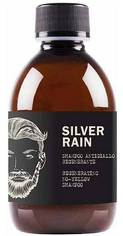Szampon do włosów jasnych i brody niwelujący żółte odcienie dla mężczyzn - Dear Beard Man`s Ritual Silver Rain Shampoo — Zdjęcie N2