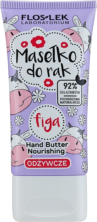 Odżywcze masełko do rąk Figa - Floslek Nourishing Hand Butter Figa — Zdjęcie N1