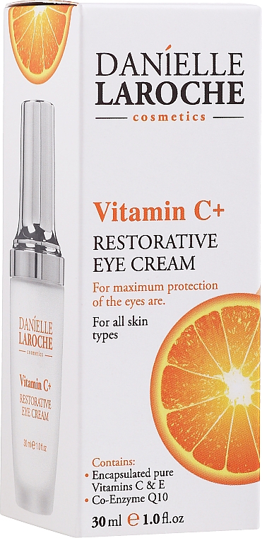 Rewitalizujący krem ​​pod oczy z witaminą C - Danielle Laroche Cosmetics Vitamin C+ Restorative Eye Cream — Zdjęcie N2