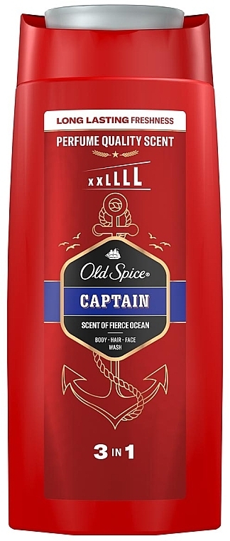 Żel pod prysznic i szampon 2 w 1 dla mężczyzn - Old Spice Captain Shower Gel + Shampoo — Zdjęcie N3
