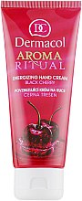 Energetyzujący krem do rąk Czarna wiśnia - Dermacol Aroma Ritual Hand Cream Black Cherry — Zdjęcie N1