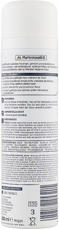 Żel do golenia do skóry wrażliwej - Balea Men Ultra Sensitive Shaving Gel — Zdjęcie N2