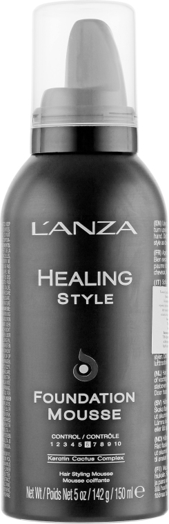 Mus do stylizacji włosów - L'anza Healing Style Foundation Mousse — Zdjęcie N1