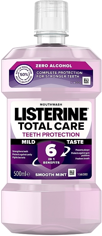 Płyn do płukania jamy ustnej 6 w 1 - Listerine Total Care Clean Mint — Zdjęcie N3