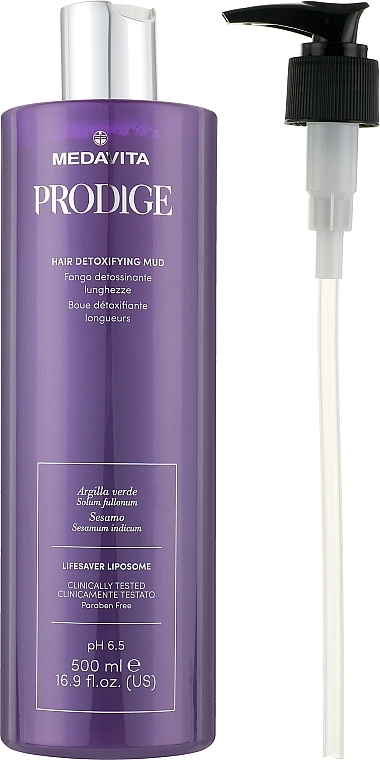 Błoto do detoksykacji włosów - Medavita Prodige Hair Detoxifying Mud — Zdjęcie N1