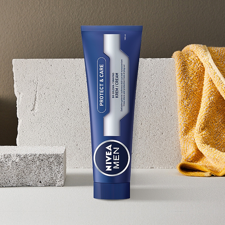 Ochronny krem do golenia - NIVEA MEN Protect & Care Shaving Cream — Zdjęcie N3