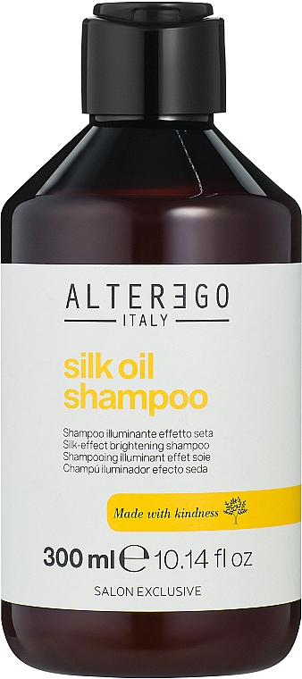 Szampon do włosów niesfornych i kręconych - Alter Ego Silk Oil Shampoo — Zdjęcie N2