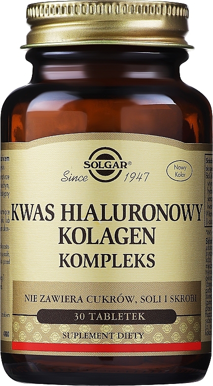 Suplement diety Kwas hialuronowy 120 mg - Solgar Hyaluronic Acid — Zdjęcie N1