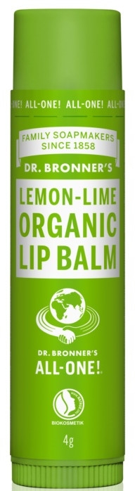 Balsam do ust Cytryna i limonka - Dr Bronner’s Lemon & Lime Lip Balm — Zdjęcie N1