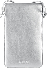 Etui na telefon, srebrne, Cross - MAKEUP Phone Case Crossbody Silver — Zdjęcie N3
