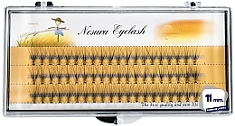 PRZECENA! Sztuczne rzęsy C, 11 mm, 60 szt. - Nesura Eyelash Premium * — Zdjęcie N2