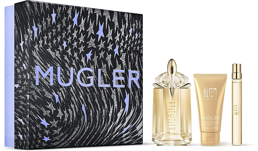 Mugler Alien Goddess - Zestaw (edp 60 ml + edp 10 ml + b/lot 50 ml) — Zdjęcie N1