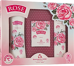 Zestaw podarunkowy Róża - Bulgarian Rose "Rose" (h/cr/50ml + s/gel200ml + soap/100g) — Zdjęcie N1