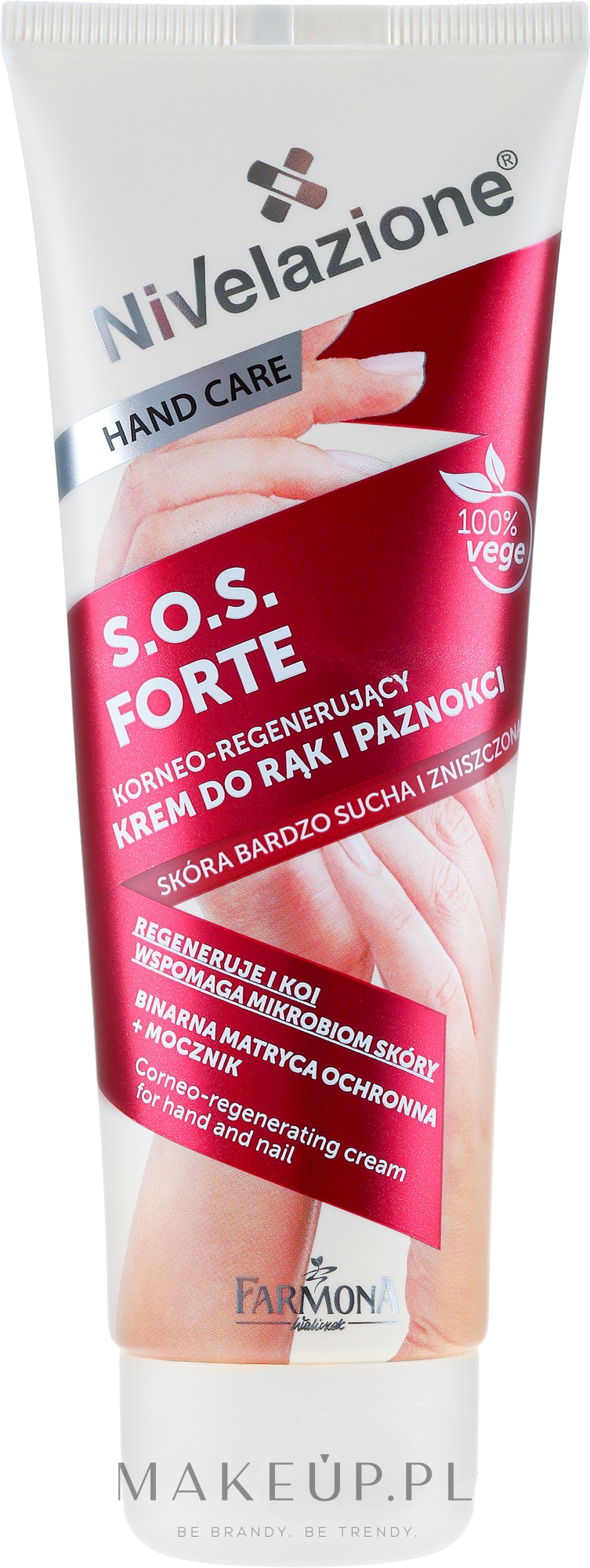 Regenerujący krem do rąk i paznokci - Farmona Nivelazione S.O.S. Corneo-Regenerating Cream For Hand And Nail — Zdjęcie 100 ml