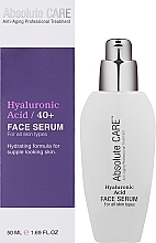 Serum do twarzy z kwasem hialuronowym - Absolute Care Hyaluronic Acid Serum  — Zdjęcie N2