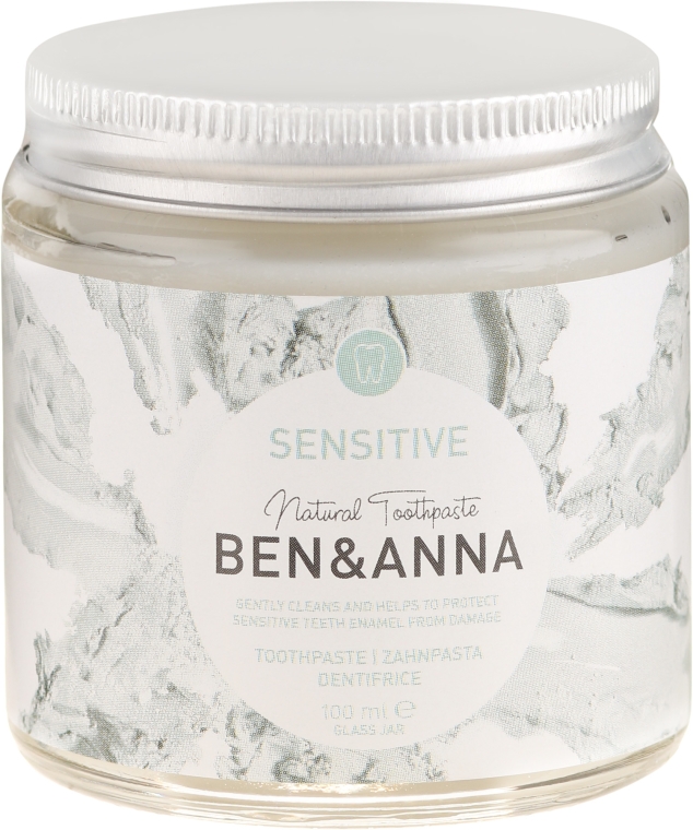 Naturalna pasta do wrażliwych zębów - Ben & Anna Natural Sensitive Toothpaste — Zdjęcie N2
