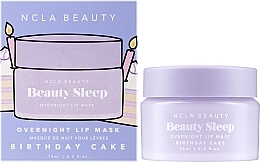Maska do ust na noc - NCLA Beauty Beauty Sleep Overnight Lip Mask Birthday Cake — Zdjęcie N2