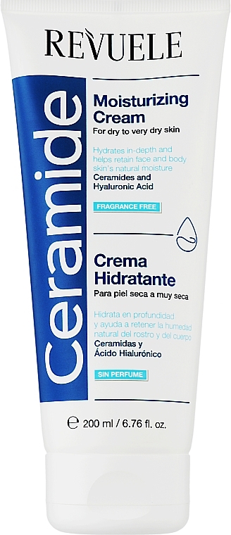 Nawilżający krem do twarzy i ciała - Revuele Ceramide Moisturizing Cream