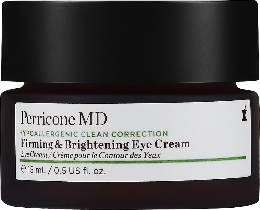 Ujędrniająco-rozświetlający krem pod oczy - Perricone MD Hypoallergenic Clean Correction Firming & Brightening Eye Cream — Zdjęcie N1