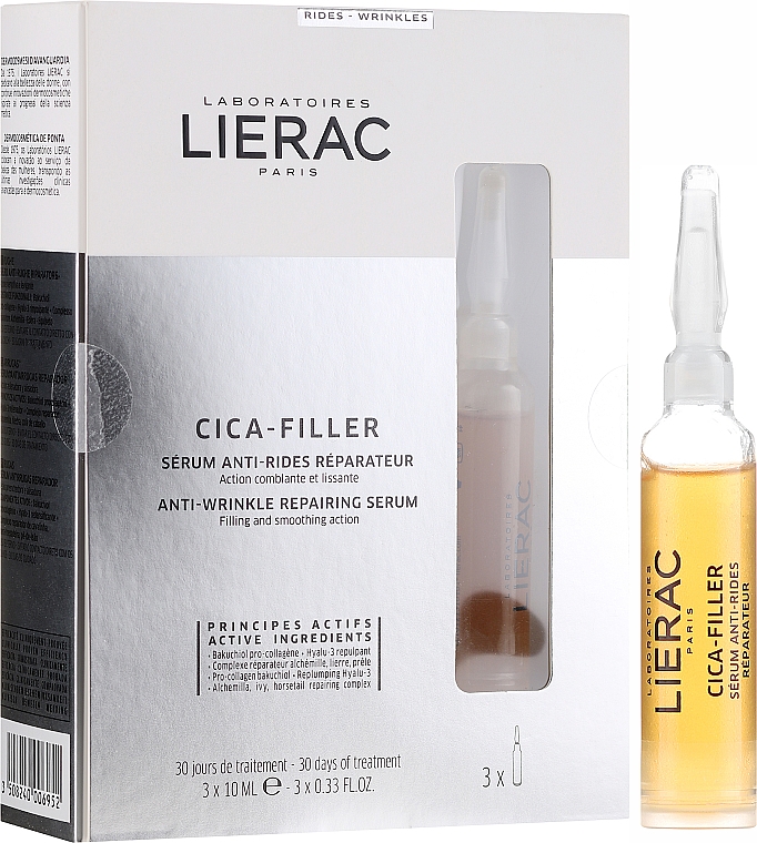 Przeciwzmarszczkowe serum regeneracyjne - Lierac Cica-Filler — Zdjęcie N1