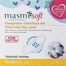 Kup Ultracienkie podpaski do stosowania w ciągu dnia, miękkie - Masmi Natural Cotton