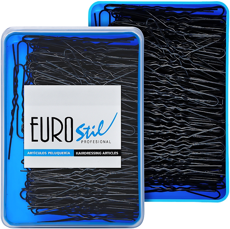 Szpilki do włosów faliste, 01616/50, 55 mm - Eurostil — Zdjęcie N1