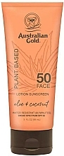 Kup Balsam do twarzy z filtrem przeciwsłonecznym - Australian Gold Plant Based Sunscreen Face Lotion SPF 50