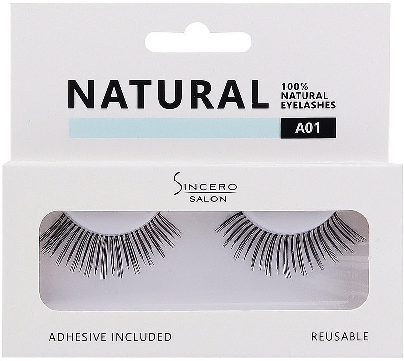 PRZECENA! Sztuczne rzęsy - Sincero Salon Eyelashes Natural * — Zdjęcie N1