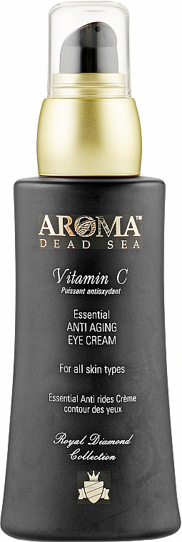 Krem pod oczy z witaminą C - Aroma Dead Sea Vitamin C Essential Anti Aging Eye Cream