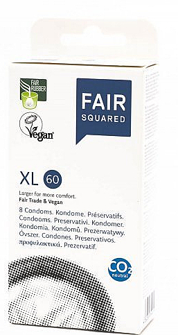 Prezerwatywy XL, 8 szt. - Fair Squared  — Zdjęcie N1