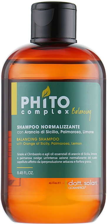 Szampon równoważący - Dott. Solari Phito Complex Balancing Shampoo