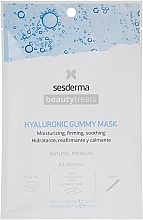 Nawilżająca maska ​​do twarzy - SesDerma Laboratories Beauty Treats Hyaluronic Gummy Mask — Zdjęcie N1