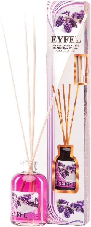 Dyfuzor zapachowy Lawenda - Eyfel Perfume Reed Diffuser Flower — Zdjęcie N3