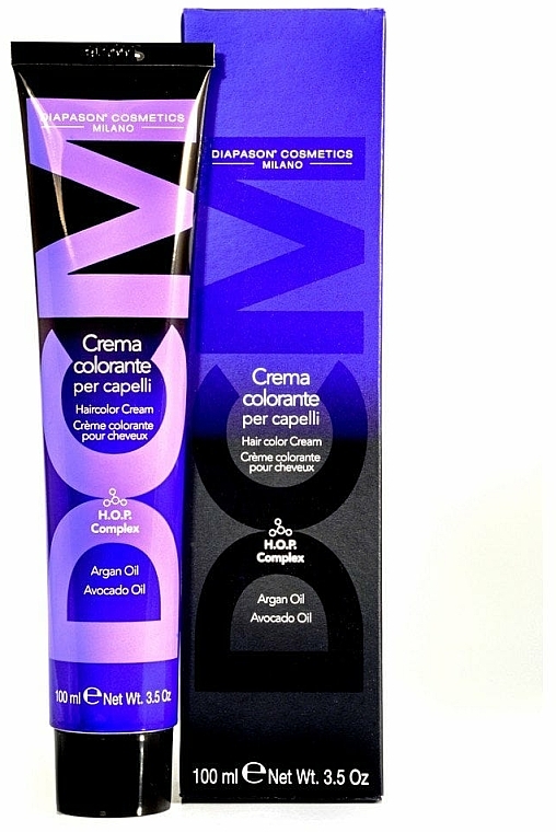 Krem-farba do włosów o niskiej zawartości amoniaku - DCM HOP Complex Hair Color Cream