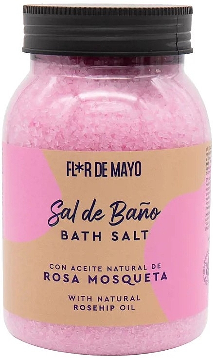Sól do kąpieli z naturalnym olejkiem różanym - Flor De Mayo Bath Salts Rosa Mosqueta — Zdjęcie N1