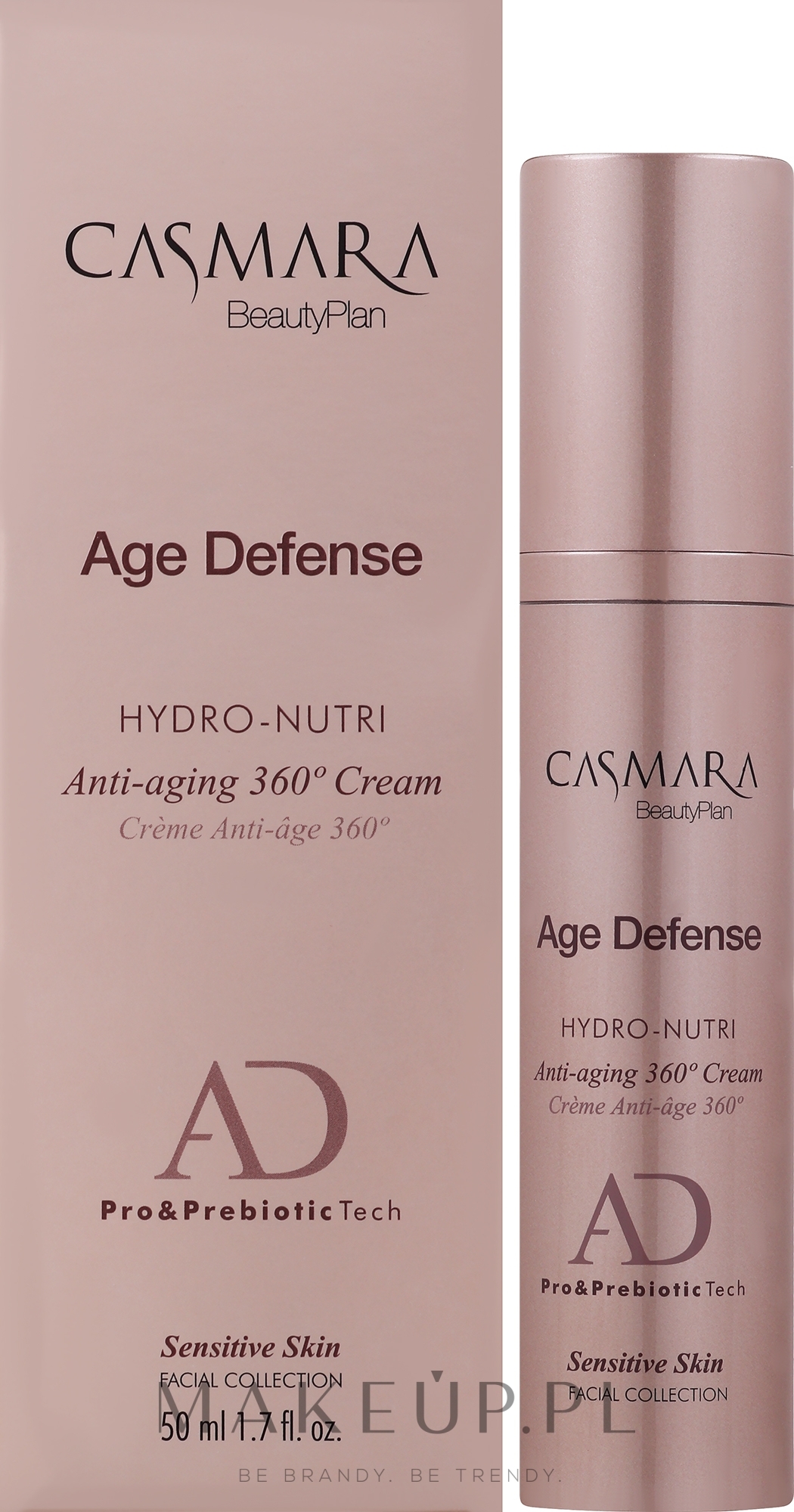Naturalny krem przeciwzmarszczkowy - Casmara Age Defense Cream — Zdjęcie 50 ml