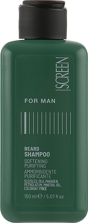 Nawilżający szampon do brody - Screen For Man Beard Shampoo — Zdjęcie N1