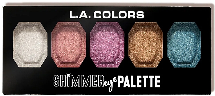 Paleta cieni do powiek - L.A. Colors Shimmer Eye Palette — Zdjęcie N1