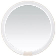 Przenośne lusterko LED z kosmetyczką, białe - Amiro Cube S Magnetic Bag Mirror White — Zdjęcie N4