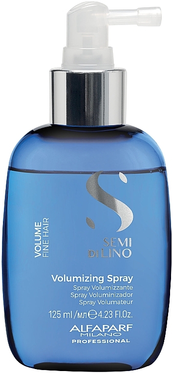 Spray zwiększający objętość cienkich włosów - Alfaparf Semi Di Lino Volumizing Spray