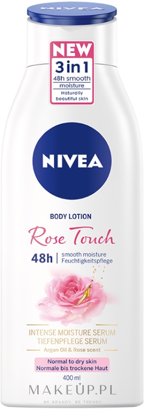 Wygładzający balsam do ciała - NIVEA Body Lotion Rose Touch — Zdjęcie 400 ml