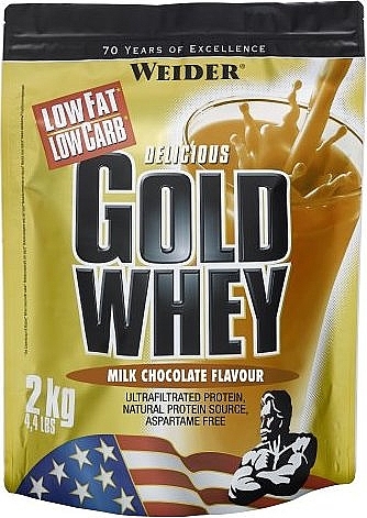 Białko serwatkowe - Weider Gold Whey Chocolate — Zdjęcie N1