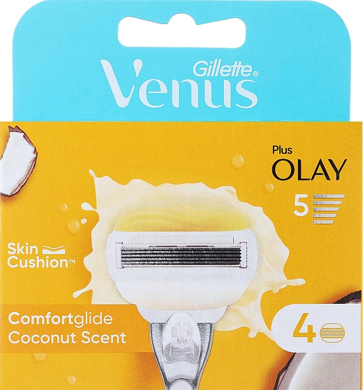 Wymienne wkłady do maszynki, 4 szt. - Gillette Venus And Olay — Zdjęcie N1