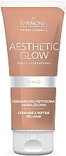 Ceramido-peptydowa maska ​​żelowa do twarzy - Farmona Professional Aesthetic Glow Ceramide & Peptide Gel Mask — Zdjęcie N1