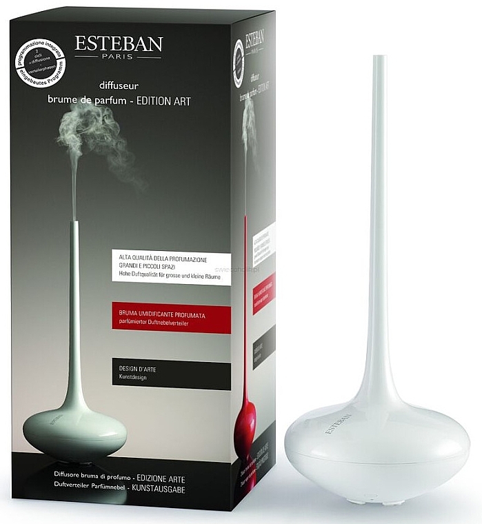 Dyfuzor ultradźwiękowy - Esteban Diffuser Art Edition White — Zdjęcie N1