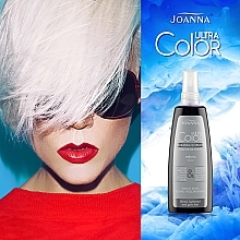 Srebrna płukanka w sprayu do włosów siwych, blond i rozjaśnionych - Joanna Ultra Color System — Zdjęcie N4